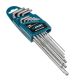 Набор ключей имбусовых TORX-TT, 9 шт: T10-T50, экстра-длинные, S2, сатинированные. - фото 2