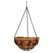 Подвесное кашпо с орнаментом, 25 см, с кокосовой корзиной. PALISAD