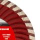 Диск алмазный, отрезной Turbo, 125 х 22,2 мм, сухая резка. Professional - фото 4