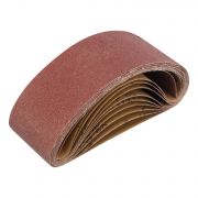 Лента абразивная бесконечная, P 80, 75 х 457 мм, 10 шт. MATRIX