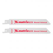 Полотна универсальные для сабельной пилы S922VF, 125/1,8-2,5 мм, Bimetal, 2 шт, PRO. MATRIX