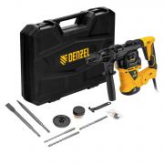 Перфоратор электрический RHV-1250-30, SDS-plus, 1250 Вт, 5 Дж, 3 плюс 1 режим DENZEL