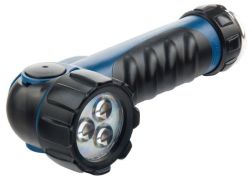 Фонарик светодиодный, противоударный, влагозащищённый, 3 ярких LeD, 2 х LR20. STERN