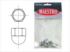 Гайка колпачк. DIN1587 М10 (фасовка 1 шт) MAESTRO