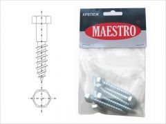 Болт сантехнический DIN 571 8/50 ( фасовка 2 шт ) MAESTRO