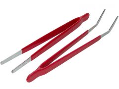Пинцеты 2 штуки с PVC ручкой 10131 USP