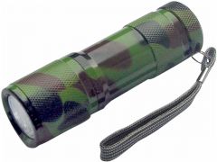 Фонарик алюминиевый корпус, камуфляж, светодиодный, 5 LED USP