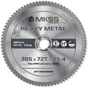 Диск пильный MKSS по металлу "HEAVY METAL" (305x72Tx25.4 мм) MKSS
