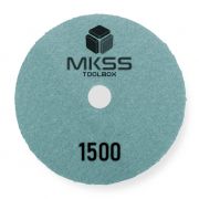 Круг алмазный гибкий для полировки АГШК MKSS (D 100 мм, Р 1500, сухой/с СОЖ обработки) MKSS
