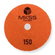 Круг алмазный гибкий шлифовальный АГШК MKSS (D 100 мм, Р 150, сухой/с СОЖ обработки) MKSS