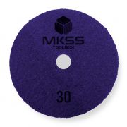 Круг алмазный гибкий шлифовальный АГШК MKSS (D 100 мм, Р 30, сухой/с СОЖ обработки) MKSS