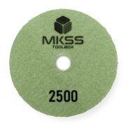 Круг алмазный гибкий для полировки АГШК MKSS (D 100 мм, Р 2500, мокрой обработки) MKSS